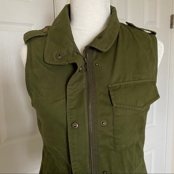 Jcrew utility vest Sherpa lined - Picture 2 of 8